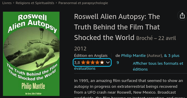 Roswell Alien Autopsy book